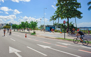Rua de Lazer na Praia de Camburi e ciclofaixa de domingo. Foto: Prefeitura de Vitória