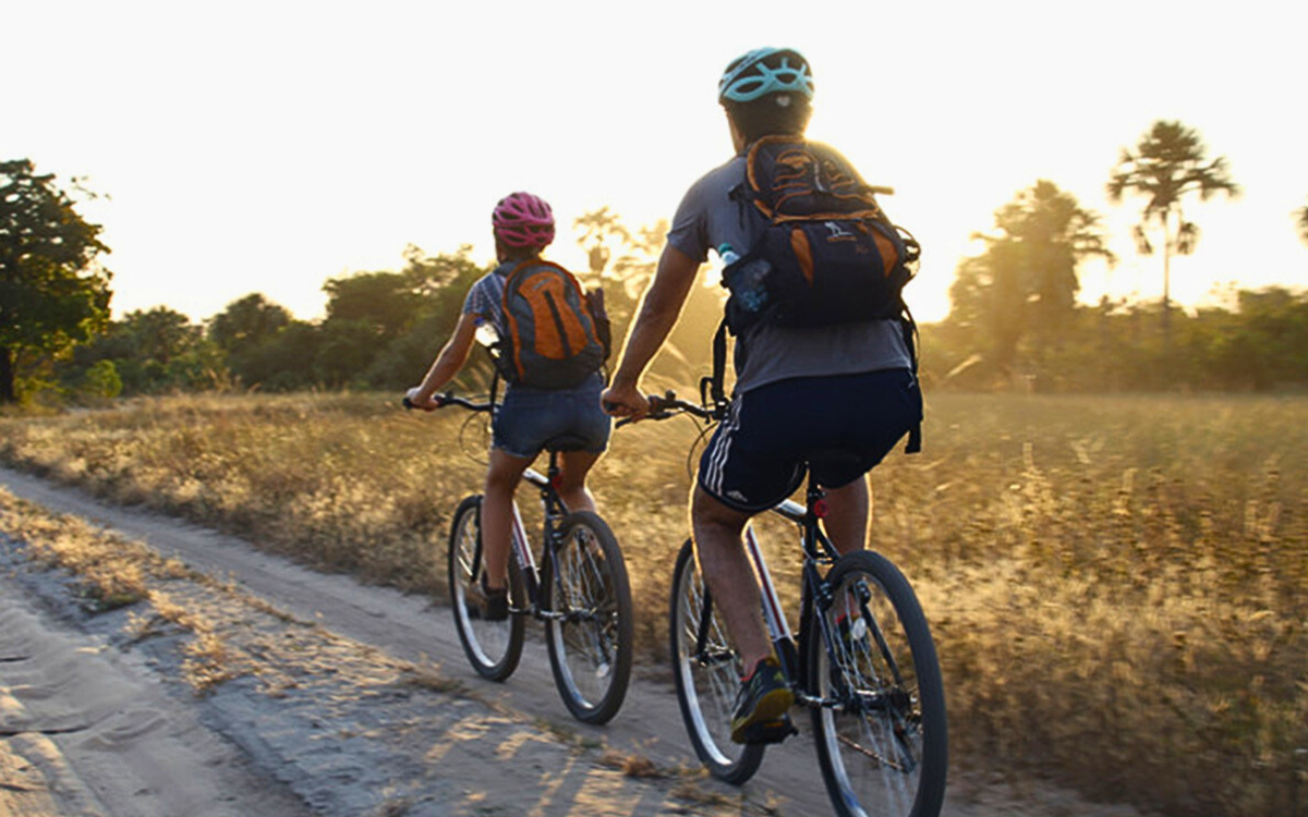 Cicloturismo em Viana tem opções de diferentes trilhas. Foto: Emerson Silva/Governo do Tocantins
