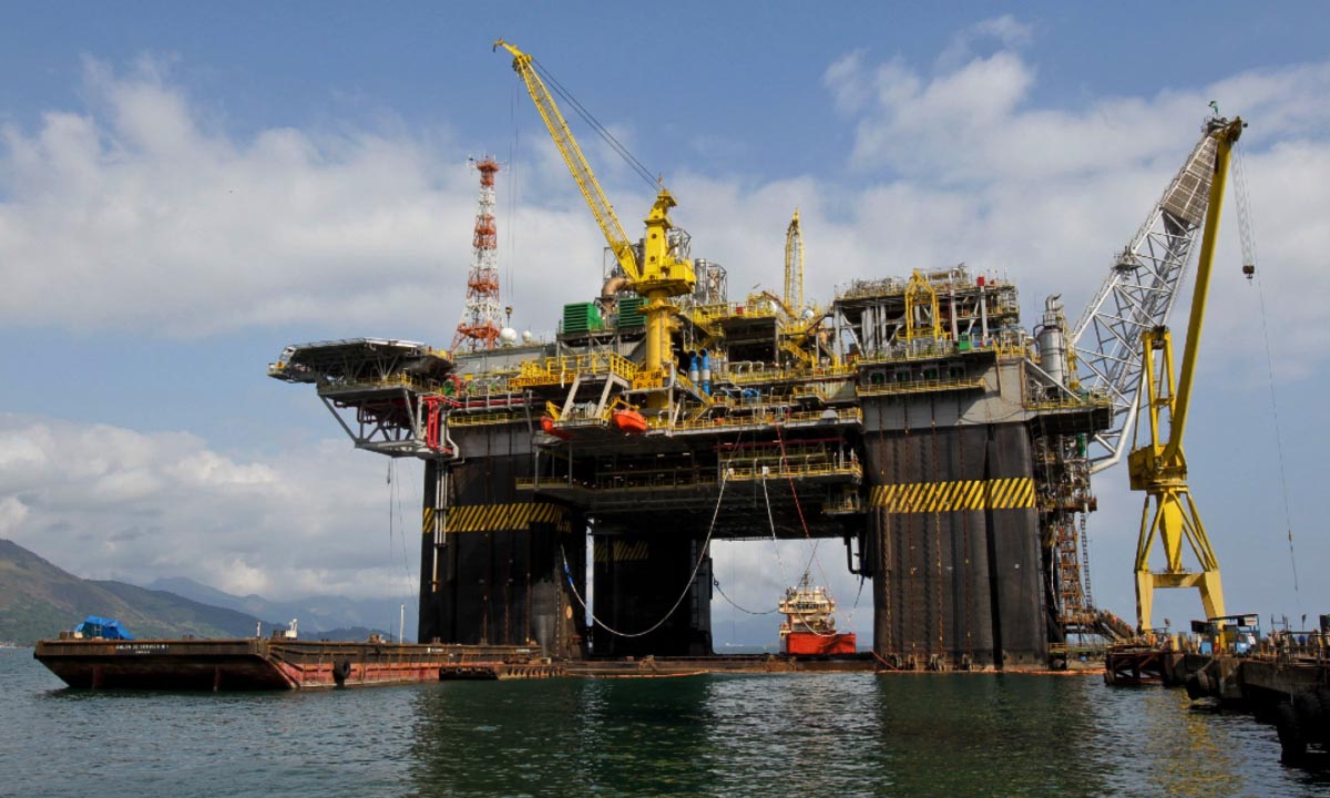 Gigante descoberta de gás e petróleo da BP no Brasil, na Bacia de Santos, é a maior em 25 anos. Análises indicam CO2 elevado; ações sobem. Foto: Fotos Públicas.
