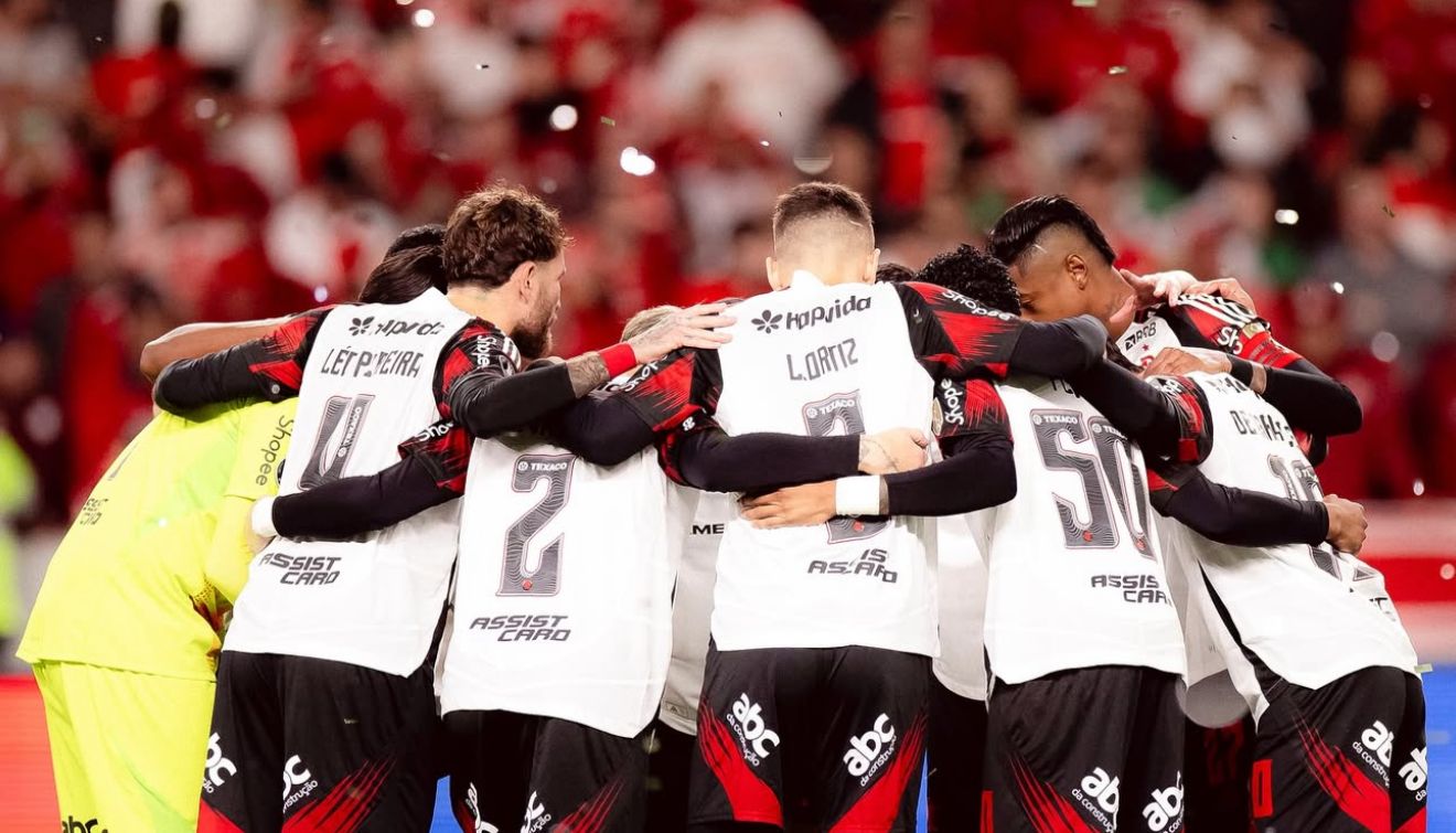 Flamengo bate Internacional por 2 a 0 no Beira-Rio e avança às quartas da Libertadores. Foto: reprodução/ Instagram/ @flamengo