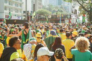 Apoiadores do ex-presidente Jair Bolsonaro realizaram manifestação na avenida Paulista e em diversas cidades do país. Os atos foram convocados por aliados de Bolsonaro. Foto: Cadu Pinotti/Agência Brasil