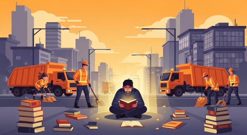 A “limpa”, o leitor e a cidade que aprende