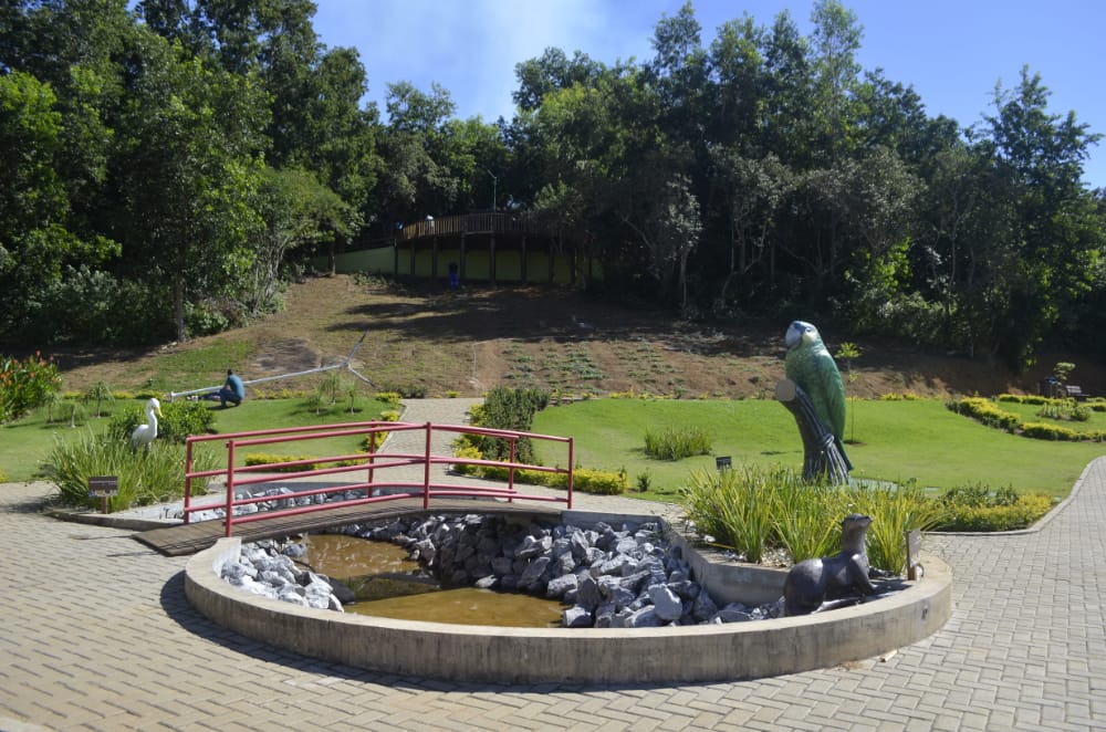 O Parque RDS Papagaio funciona das 7h às 18h, no bairro Nova Jerusalém. Foto: Prefeitura de Anchieta/Divulgação