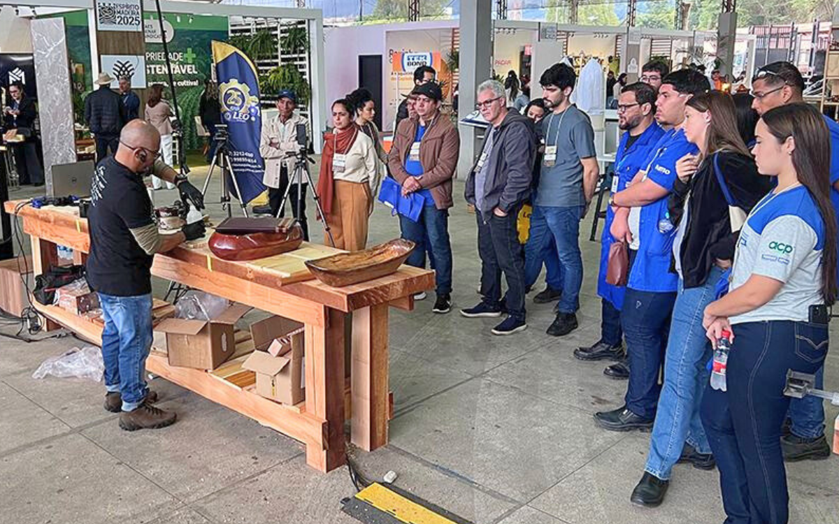 A Espírito Madeira reuniu estudantes, empresários, pesquisadores e consumidores. Foto: Divulgação