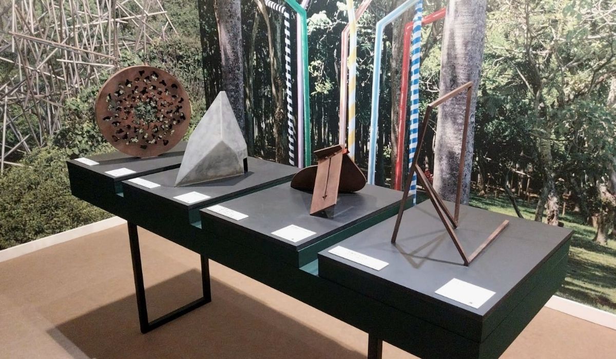Parque apresenta quatro obras confeccionadas em forma de maquetes táteis. Foto: Parque Cultural Casa do Governador