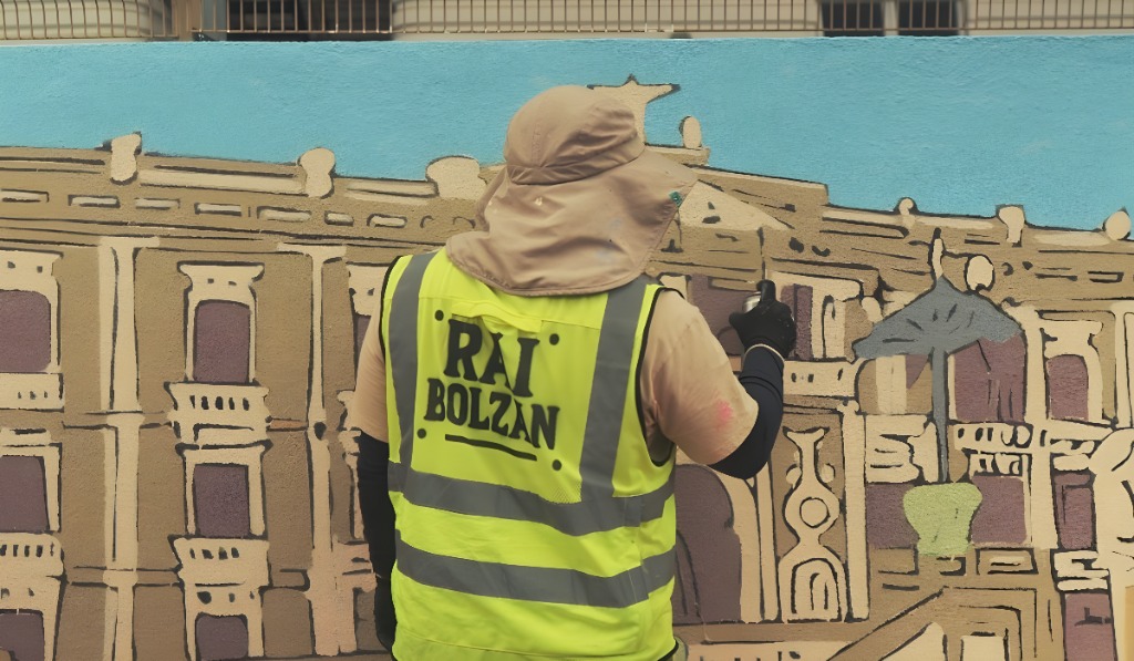 Raí Bolzan é o artista responsável. Foto: divulgação