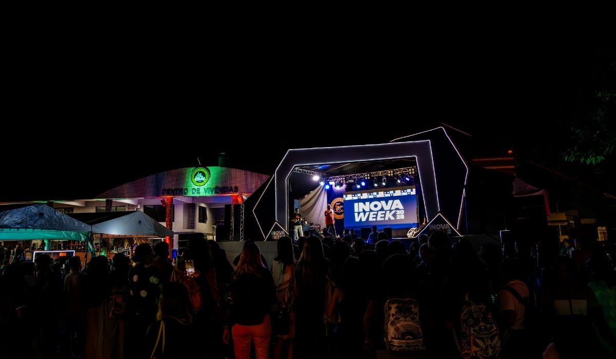 InovaWeek 2025 chegou ao fim em clima de celebração no Campus Boa Vista, consolidando-se como um dos principais encontros de inovação e cultura no Espírito Santo. Foto: UVV/Hoob Mídia