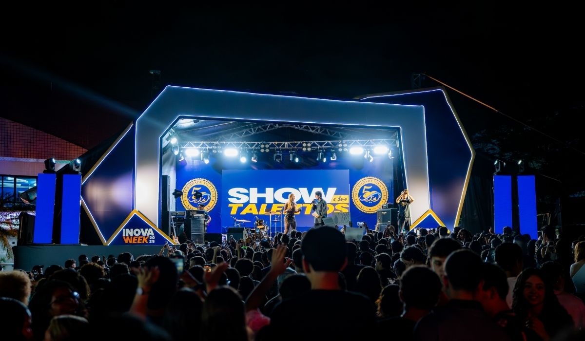 O InovaWeek 2025 bateu recorde de público e contou, no encerramento, com show de talentos e presença de Di Ferrero. Foto: UVV/Hoob Mídia