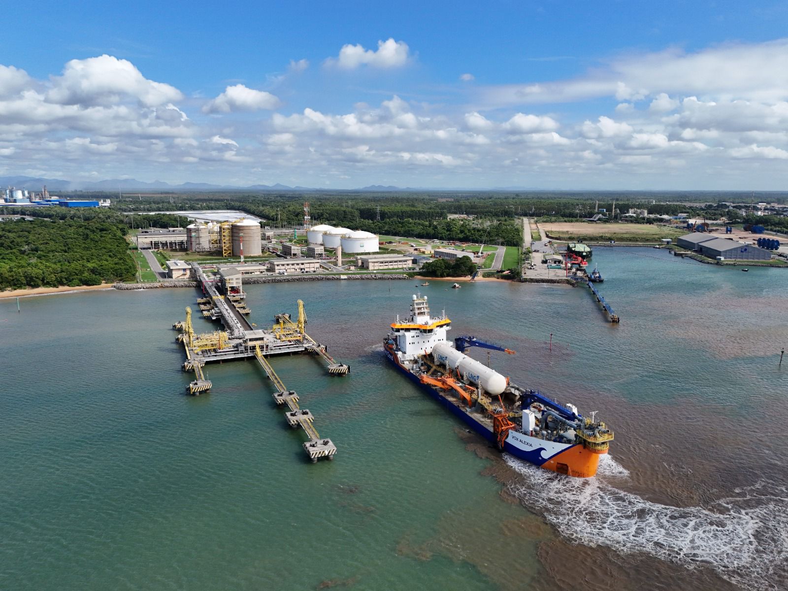 Parceria internacional fortalece Porto de Aracruz e posiciona o Espírito Santo em rotas globais de comércio.