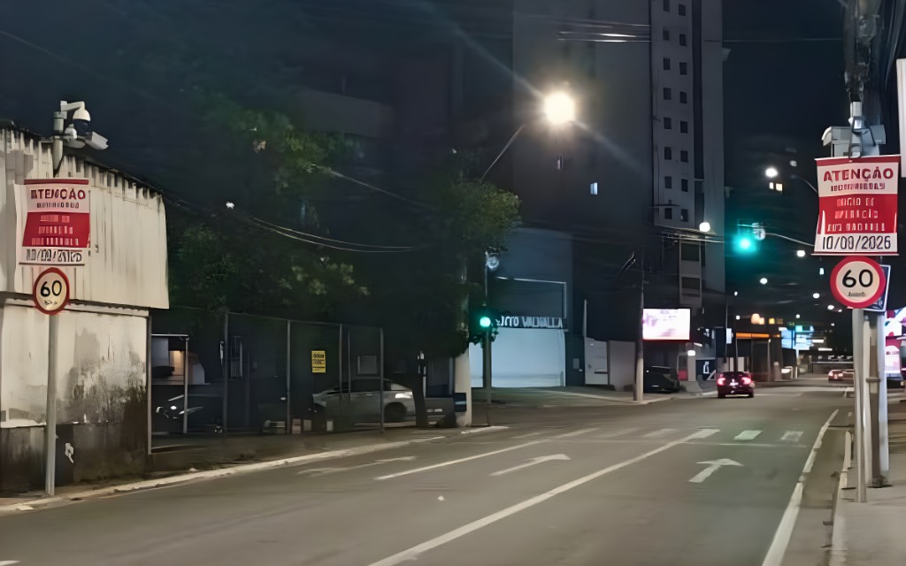 Inicialmente, os radares eletrônicos estarão sinalizados. Foto: Prefeitura de Vila Velha
