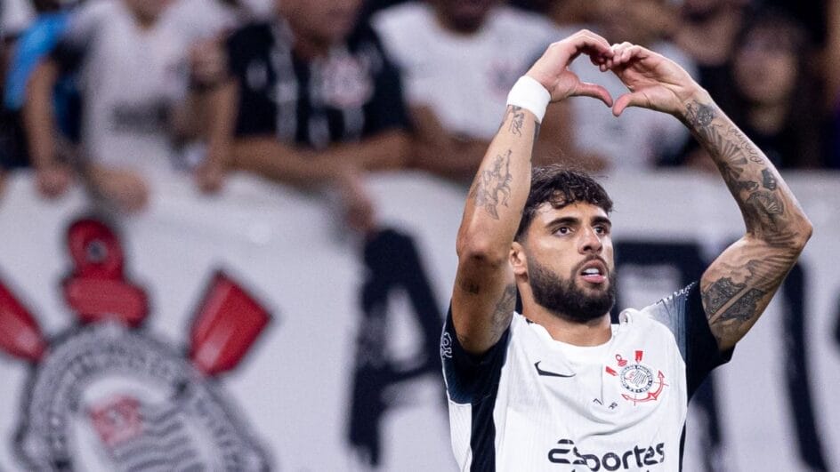 Mesmo com dívida de R$ 40 mi e transfer ban iminente, Corinthians recusa oferta milionária da Roma por Yuri Alberto, priorizando a manutenção do elenco/ Foto: Rodrigo Coca, Corinthians