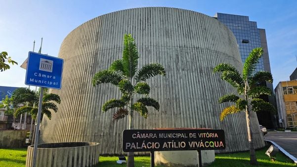 Palácio Atílio Vivácqua, sede da Câmara de Vitória, passará por ampla modernização a partir de dezembro. Foto: Assessoria CMV