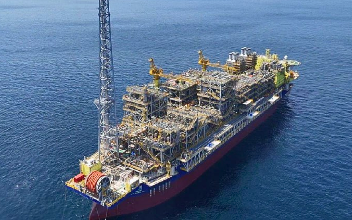 A produção da FPSO Maria Quitéria impactou positivamente na produção industrial do ES. Foto:: Divulgação Yinson