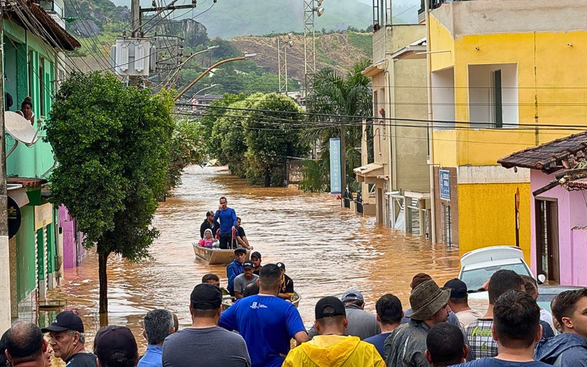 Cidades do Sul do ES passaram por desastres causados por intensas chuvas em março de 2024. Foto: Defesa Civil/Governo do ES