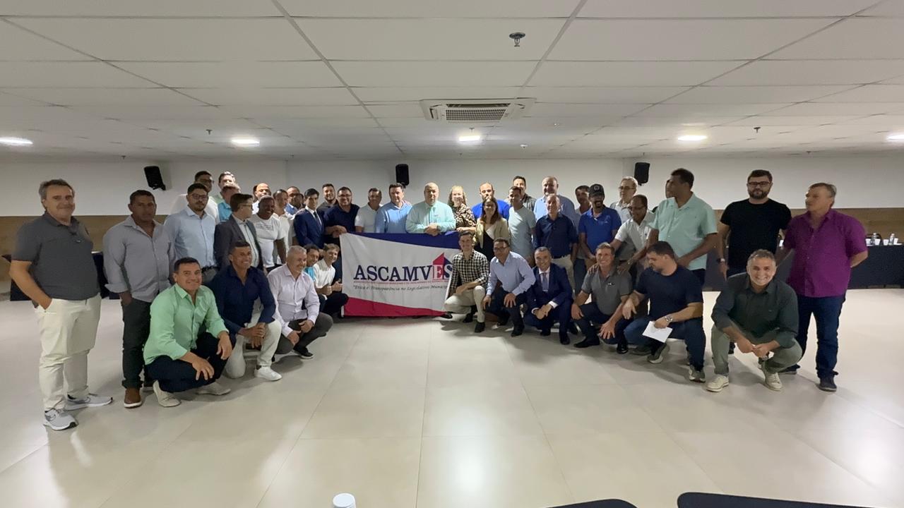 Encontro da ASCAMVES, em Cariacica, reforça o compromisso com o fortalecimento do municipalismo e o diálogo entre os municípios. Foto: Divulgação