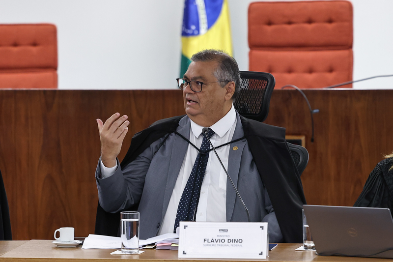 Ministro Flávio Dino (STF) vota contra a regra da reforma da Previdência que reduziu a aposentadoria por incapacidade permanente, alegando inconstitucionalidade - Foto: Victor Piemonte/STF