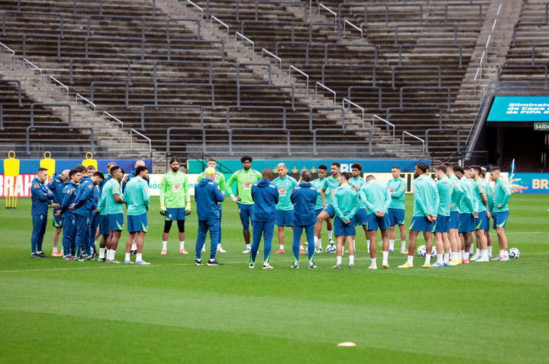 Carlo Ancelotti anuncia convocação para amistosos contra Coreia do Sul e Japão. Lesões de Alisson, Marquinhos e Raphinha forçam técnico a buscar novas opções - Foto: Rafael Ribeiro/ CBF