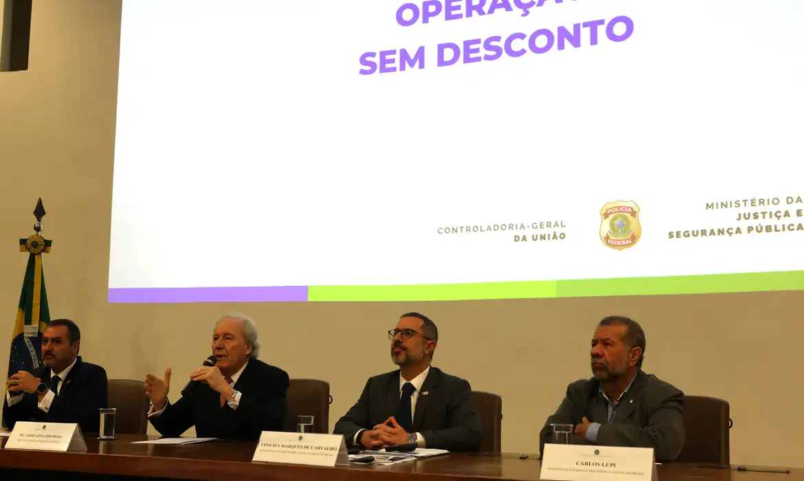 PF e CGU prendem ex-presidente do INSS e ex-ministro na Operação Sem Desconto. Esquema fraudulento de mensalidades associativas atingia milhões de aposentados - Foto: Antonio Cruz/Agência Brasil