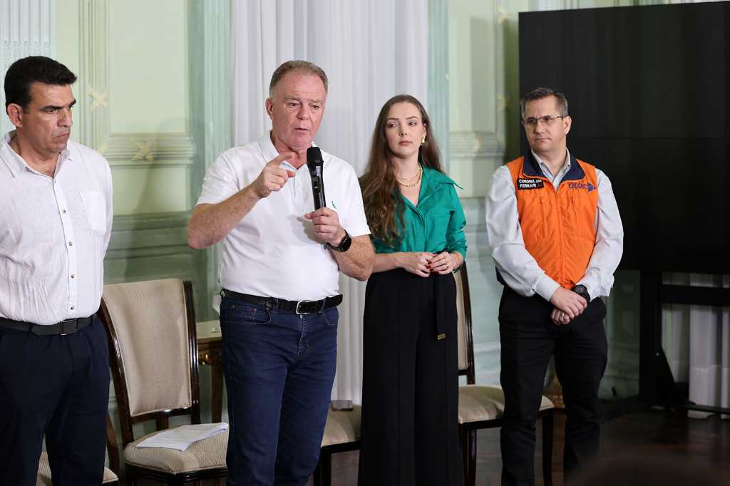 Casagrande anuncia pacote de ações climáticas que posiciona o Espírito Santo como líder nacional em sustentabilidade na COP30. Foto: Divulgação (Governo ES)