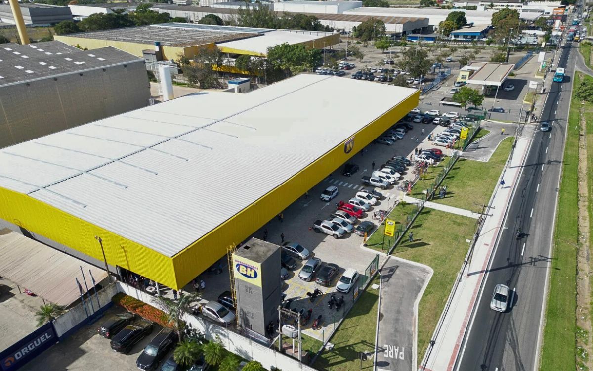 Supermercados BH inaugurou loja em julho na Serra. Foto: Divulgação Supermercados BH