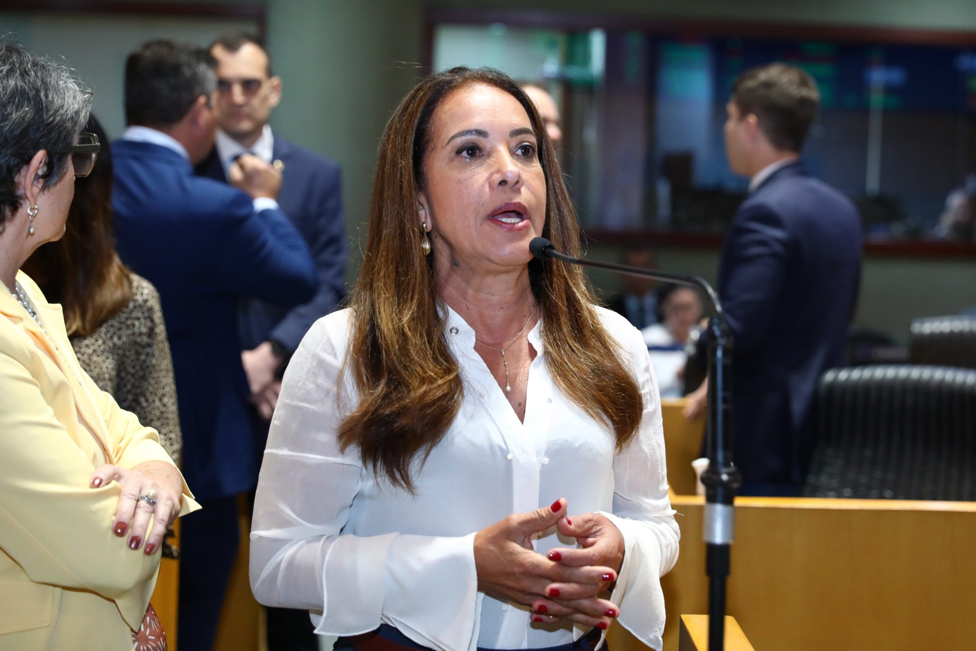 Parlamentar defende fortalecimento da rede de apoio às mulheres vítimas de violência. Foto: Paula Ferreira