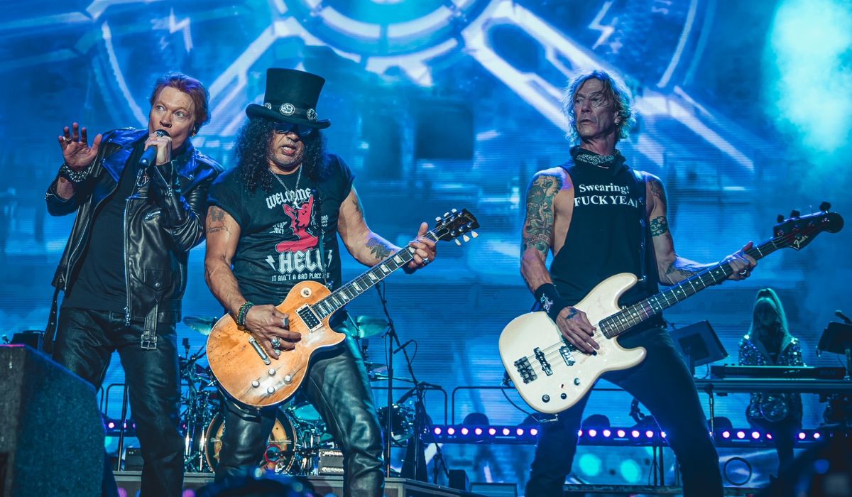 O Guns n' Roses se apresenta no estado no dia 12 de abril, no Estádio Kleber Andrade, em Cariacica. Foto: divulgação