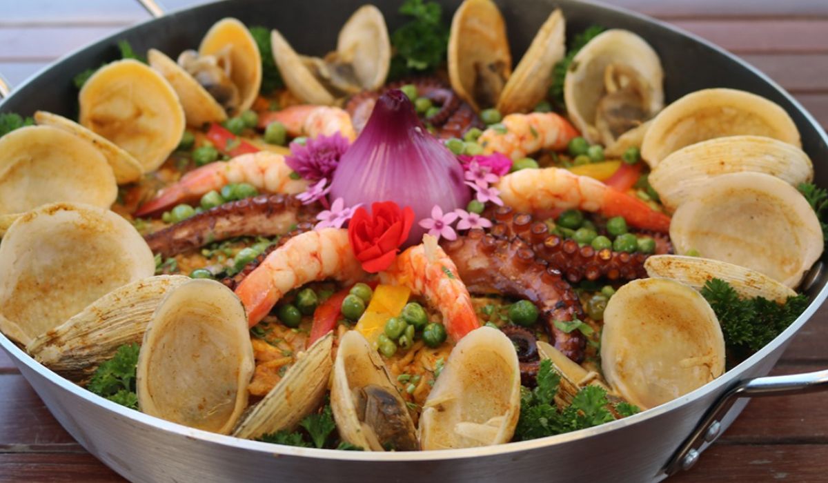 Paella Sabores Catuá Restaurante. Foto: divulgação/ Jacaraípe Gourmet