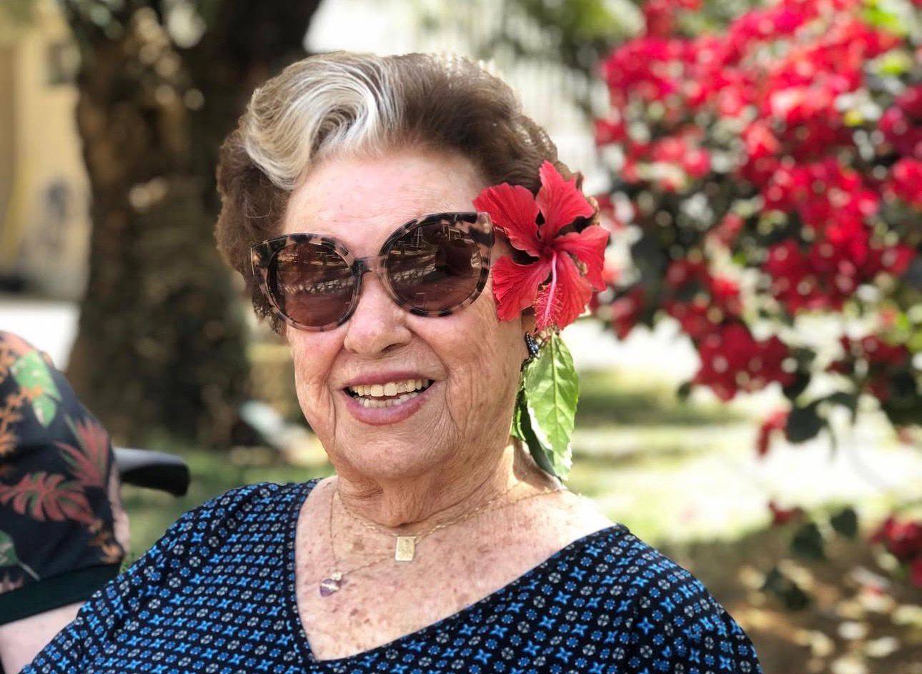 Dona Ilaria Rossi de Vasconcellos morreu aos 98 anos. Foto: Divulgação