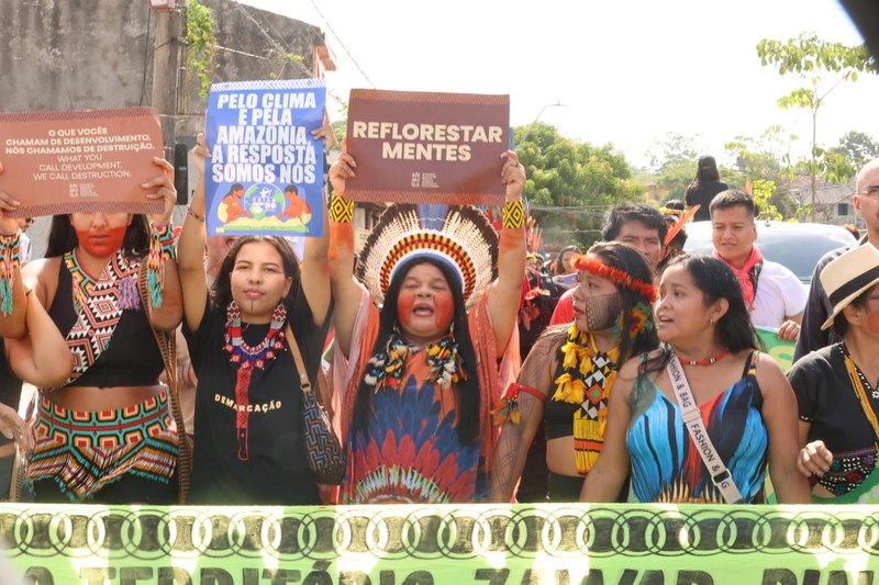 Lula demarca 10 terras indígenas, incluindo Munduruku e Guarani-Kaiowá, após manifestações na COP-30 em Belém - Foto: Bruno Peres/Agência Brasil