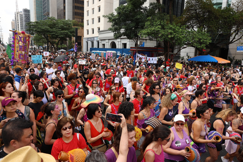 Protestos contra o feminicídio mobilizam cidades como São Paulo e Rio de Janeiro - Foto: Rovena Rosa/Agência Brasil