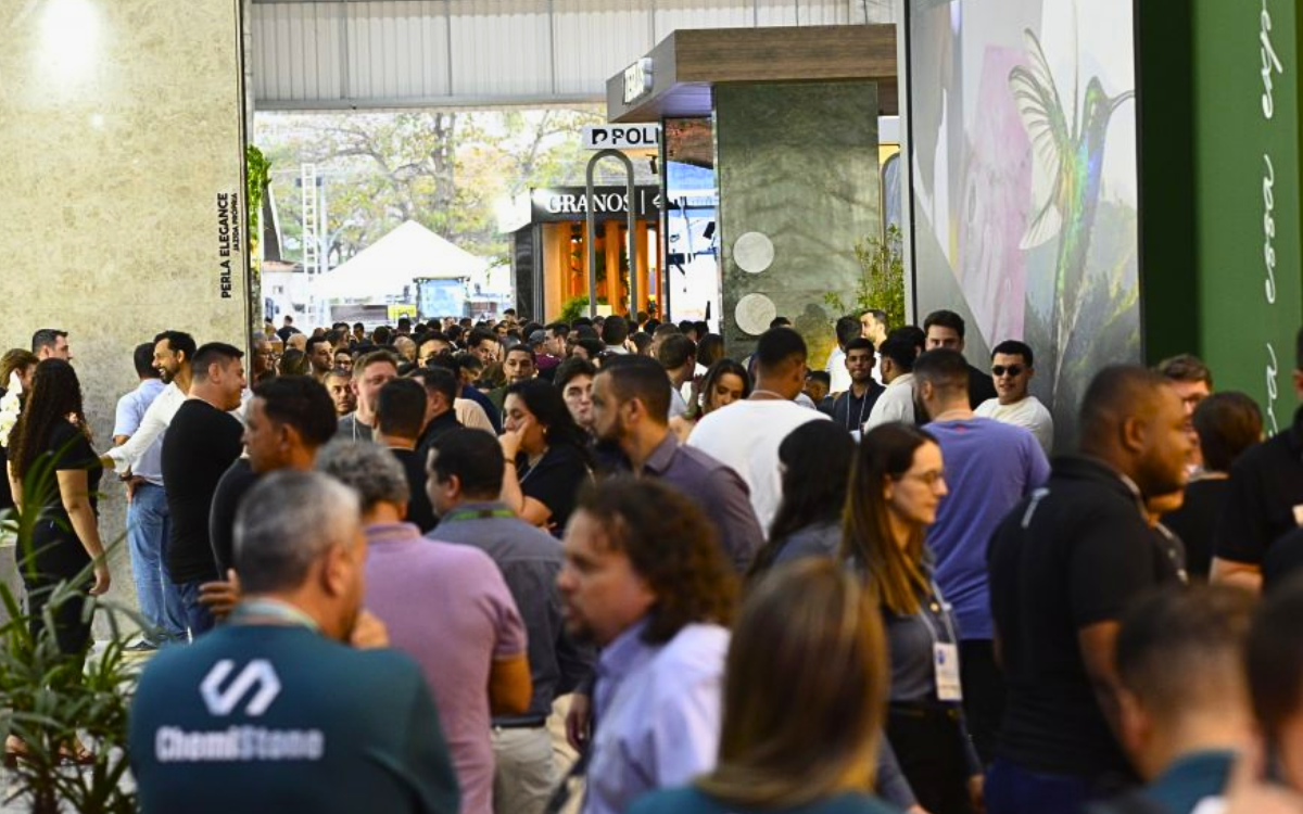 A Cachoeiro Stone Fair é realizada no Parque de Exposição de Cachoeiro. Foto: Divulgação