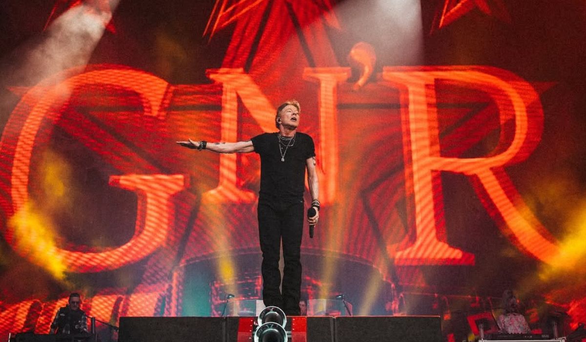 O Guns se apresenta em Cariacica no dia 12 de abril de 2026. Foto: Instagram/ @gunsnroses