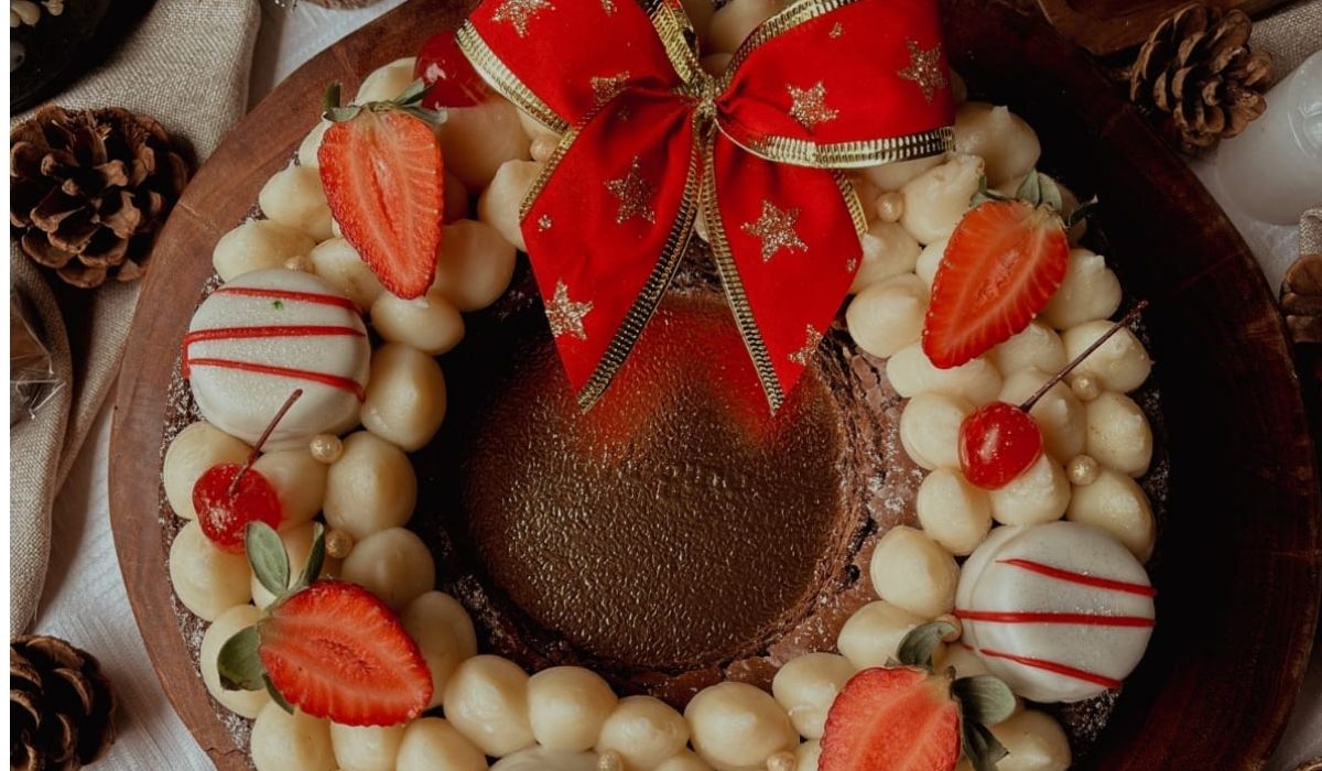 As guirlandas de brownie da Sonho de Mel são de dar água na boca. Foto: divulgação/ Sonho de Mel Gourmet