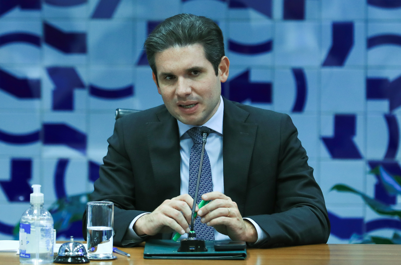 Hugo Motta (Câmara) critica o STF por invadir prerrogativas do Congresso em critérios de transparência para emendas - Foto: Lula Marques/Agência Brasil