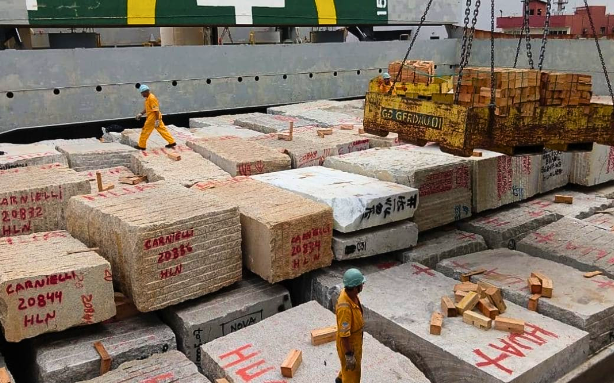 Quase 80% das rochas exportadas pelo Brasil, são do Espírito Santo. Foto: Centrorochas