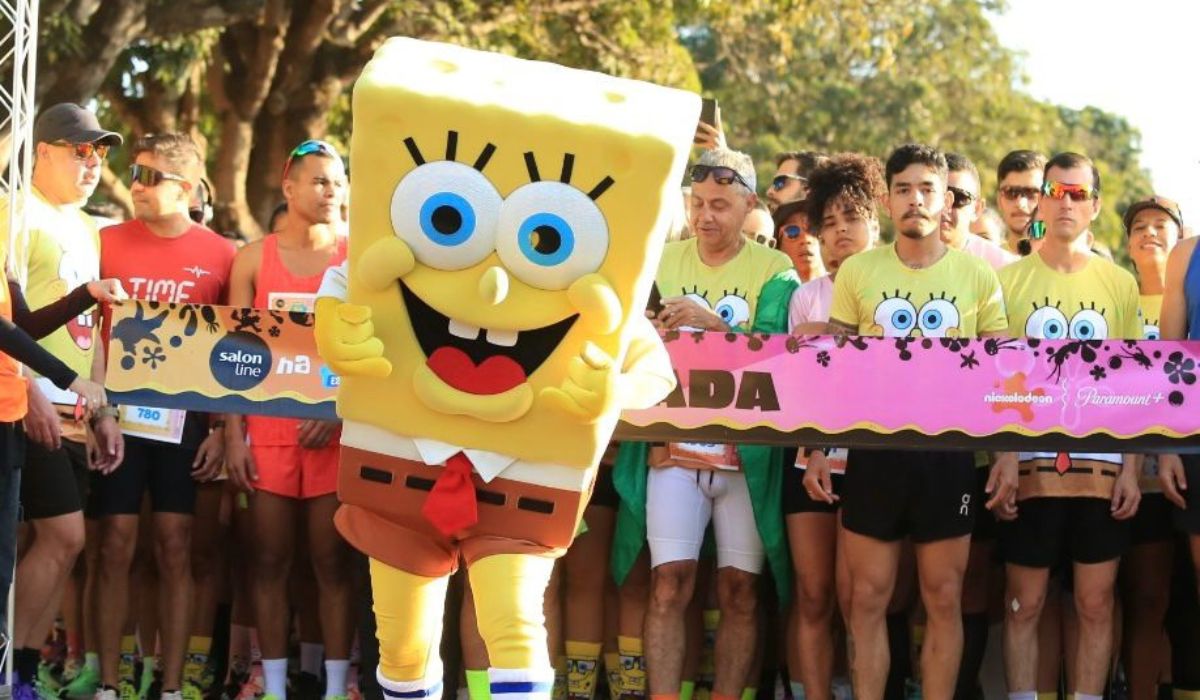 A Corrida do Bob Esponja terá largada nas proximidades do Shopping Vitória e provocará alterações no trânsito da região a partir das 4h. Foto: divulgação/ Shopping Vitória