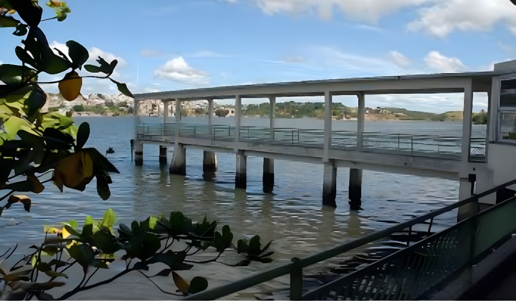 Cais do Hidroavião foi inaugurado em 1939 no bairro Mário Cypreste .  Foto Carlos Antolini Prefeitura de Vitória