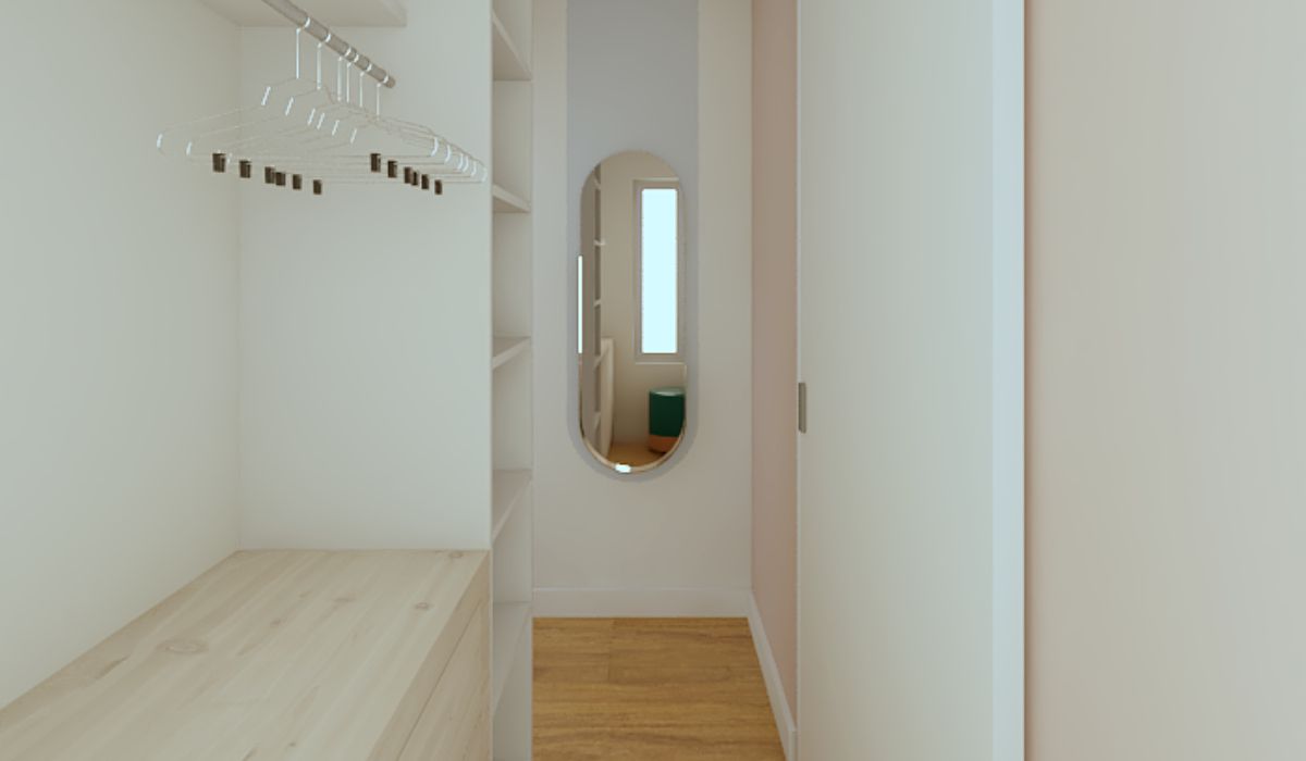 Casa como refúgio: as tendências que definem o morar em 2026 Para ambientes pequenos, o excesso é um grande erro. Foto: Arquiteta Brenda Donato