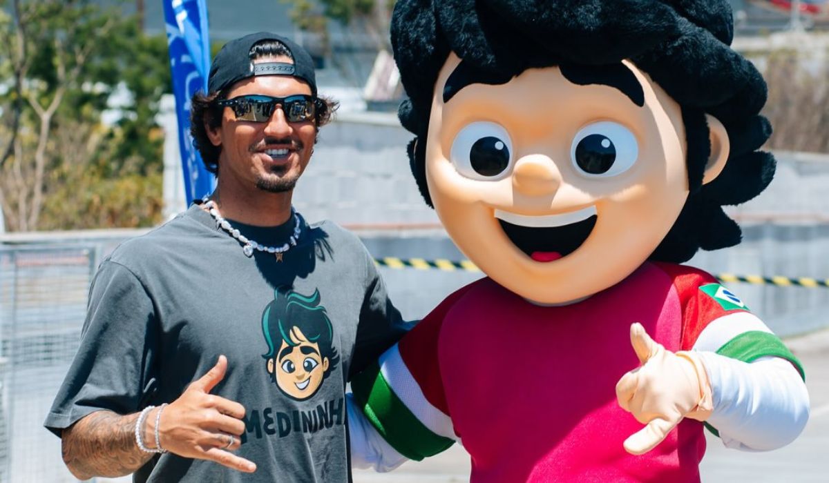 O Medininha Surf Day é um projeto idealizado pelo surfista Gabriel Medina. Foto: Instagram/ @medininhaoficial