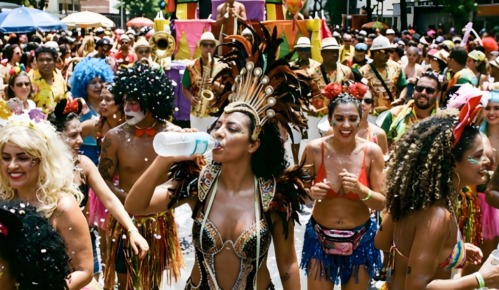 É importante ficar atento aos cuidados durante os dias de folia. Foto: Gemini