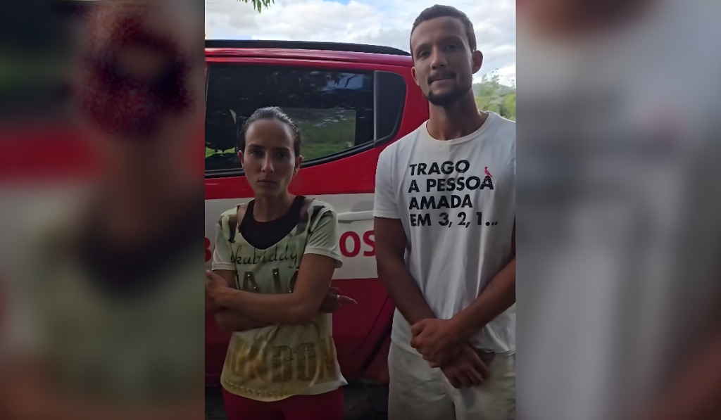 Jonathan e Juliana fizeram contato com a família na tarde desta quarta-feira (25). Foto: divulgação/ Corpo de Bombeiros