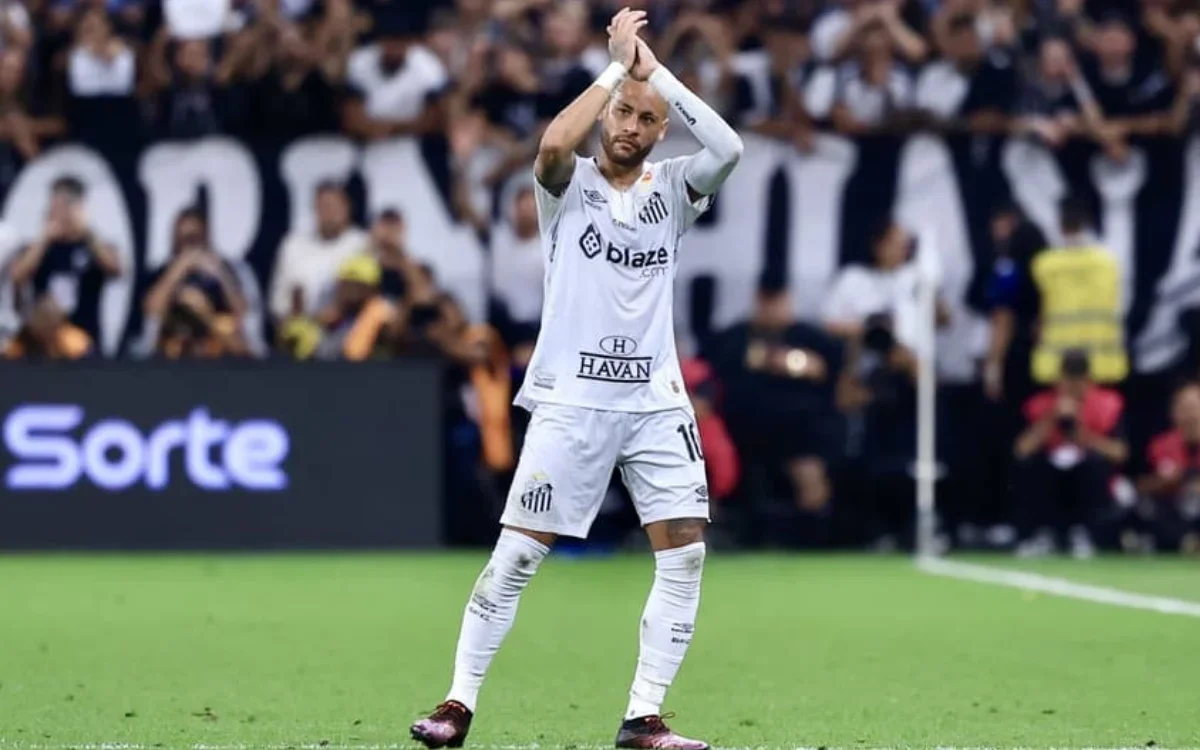 Santos vence Velo Clube por 6 a 0 e Neymar estreia na temporada. Foto: Marcello Zambrana/AGIF