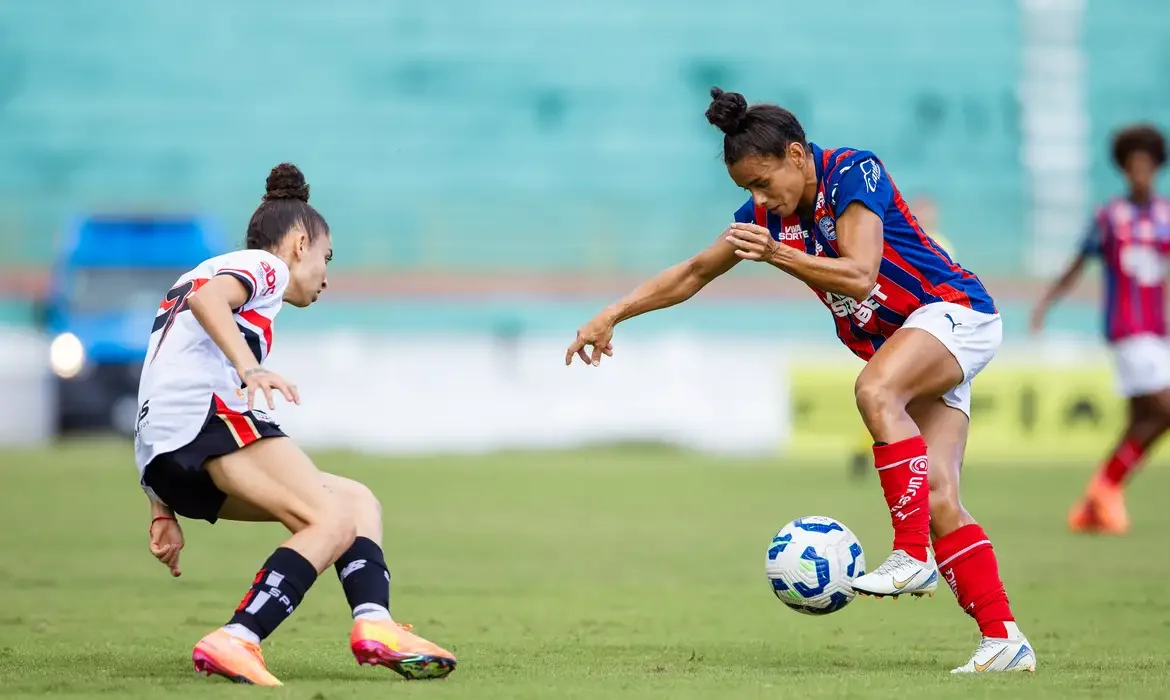 São Paulo e Bahia se enfrentam na segunda rodada do Campeonato Brasileiro Feminino de futebol.