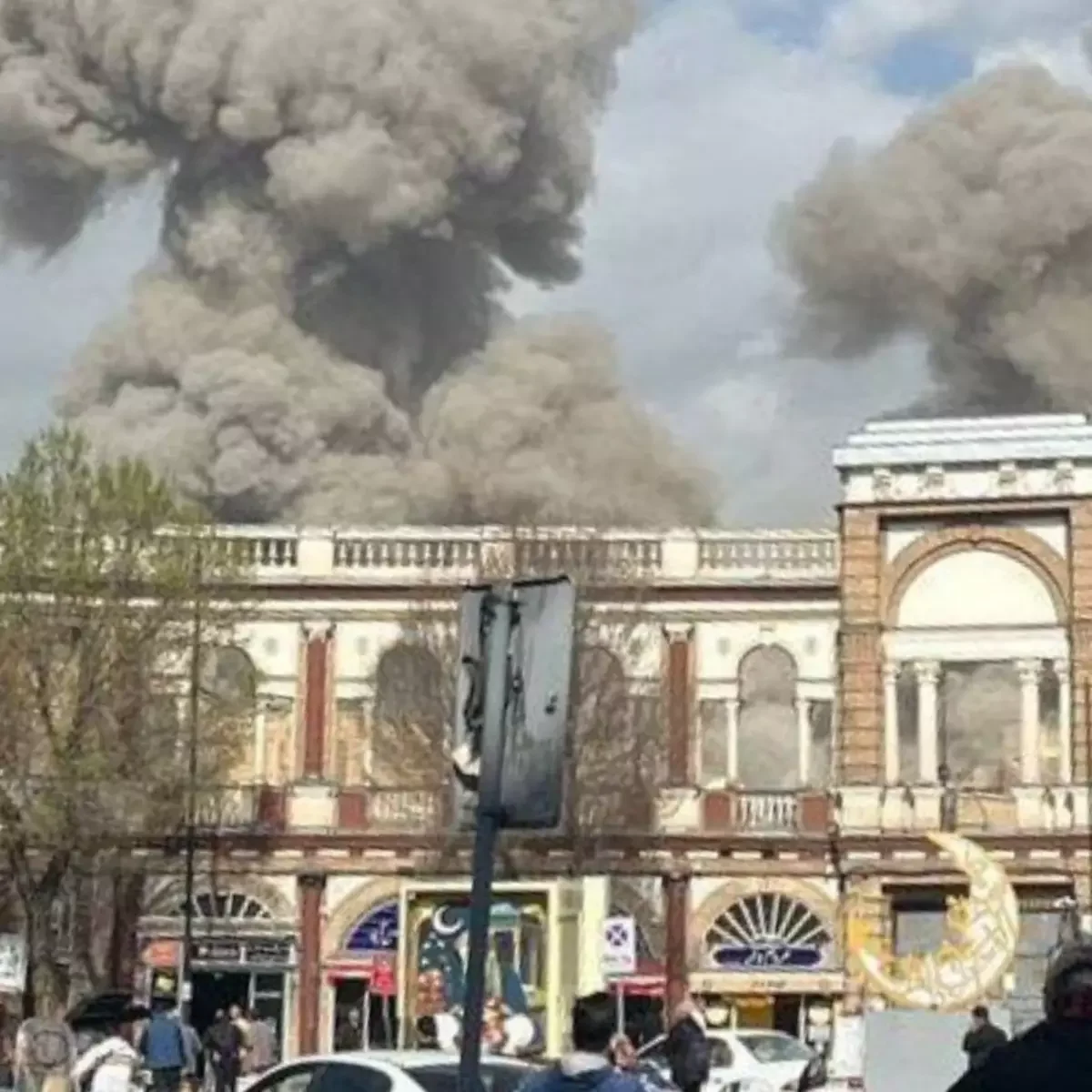 Irã realiza ataque com mísseis contra Israel e instalações militares dos EUA. Foto: Reprodução