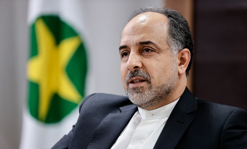 O embaixador do Irã no Brasil, Abdollah Nekounam Ghadiri