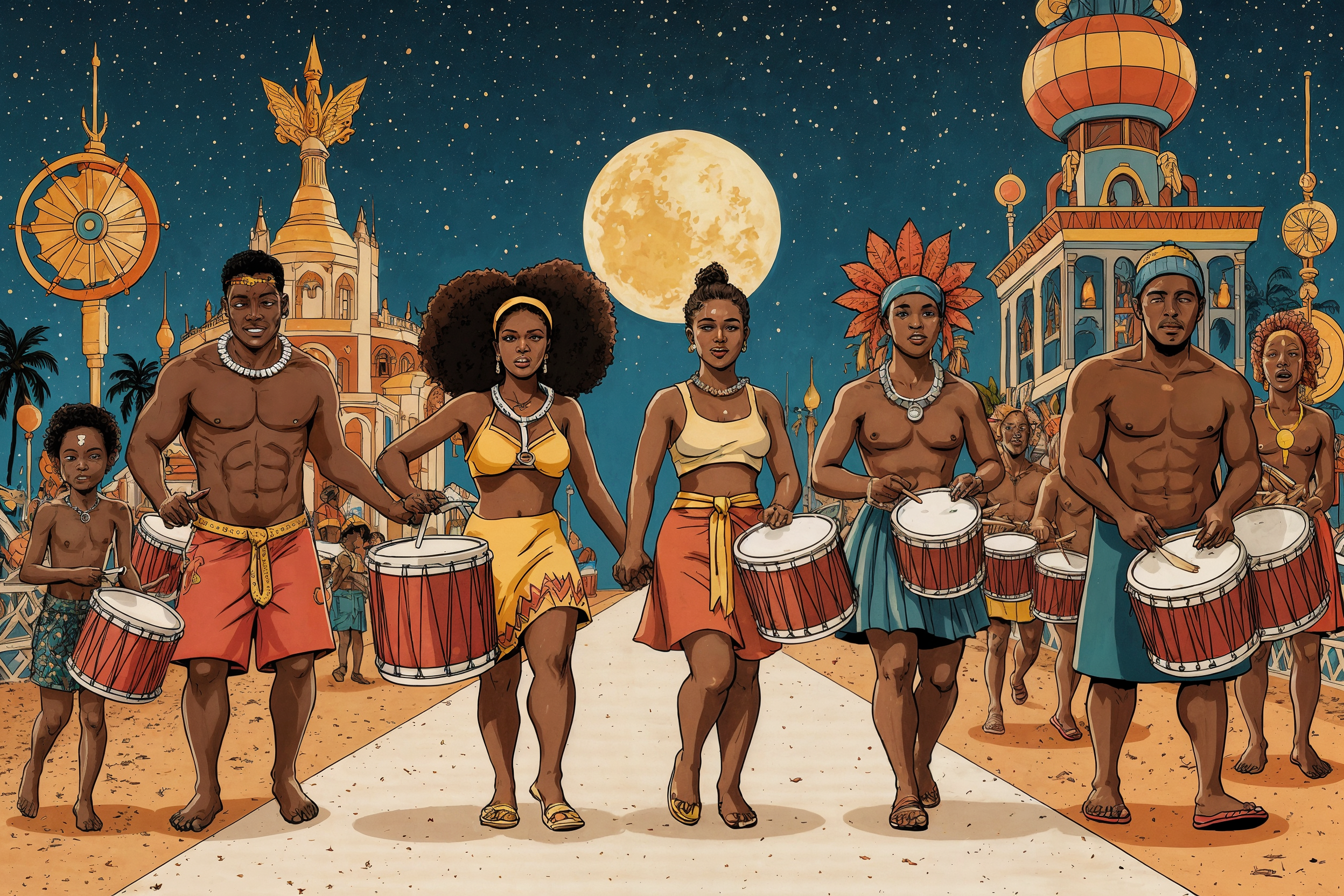 A ancestralidade afro inspira o Carnaval
