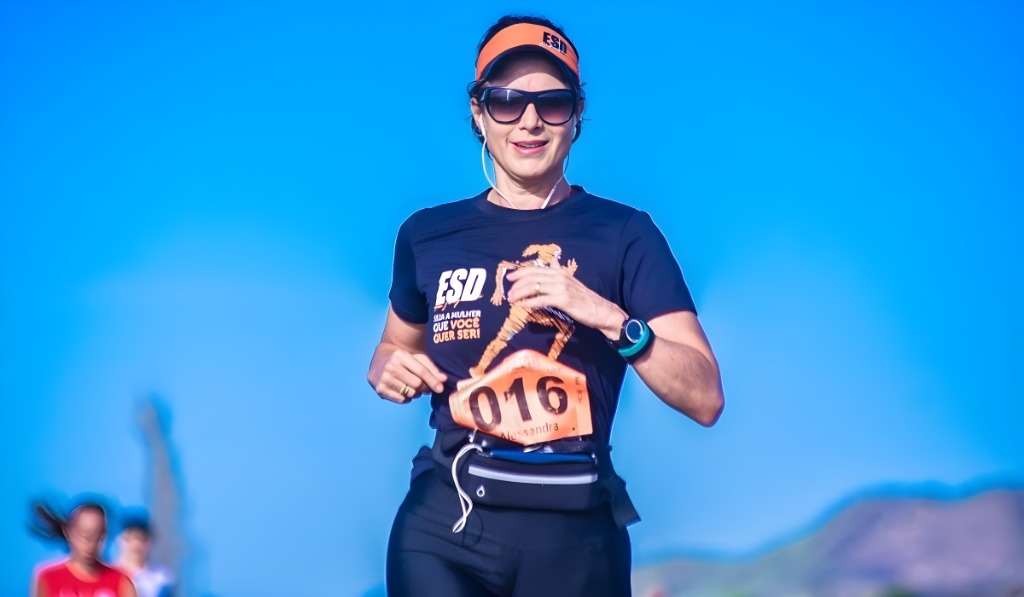 Alê Junqueira é a idealizadora do Programa Eu Sou Dessas que Correm. Foto: acervo pessoal