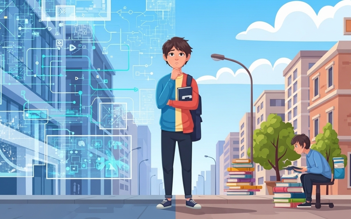 Entre algoritmos e incertezas: gerações em transformação