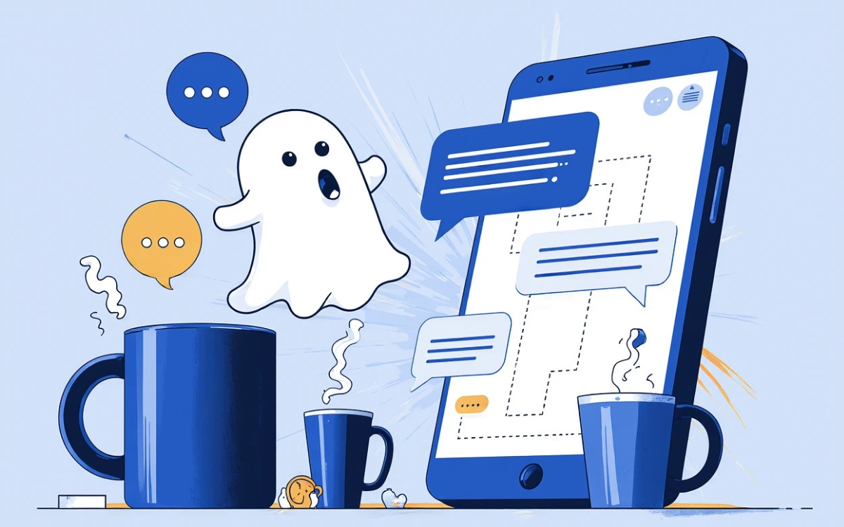 Vixe, deu ghosting!