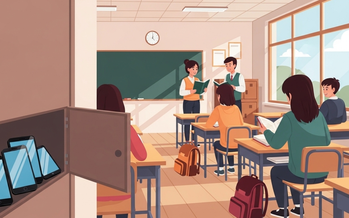 Um ano sem celulares nas escolas: ES registra avanços